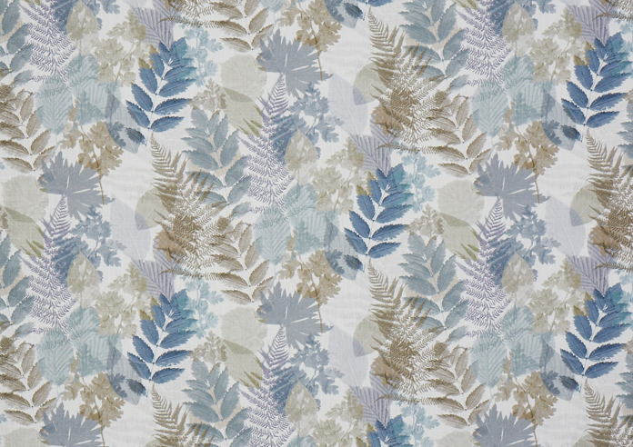 Forest, Indigo - Fabric Only - Image 3